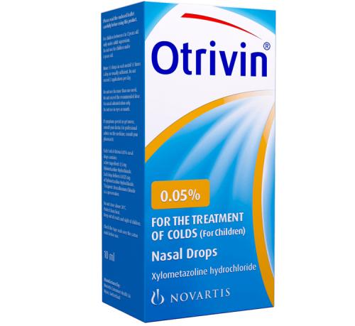 OTRIVIN CHILDREN NASAL DROPS 0.05% 10 ML