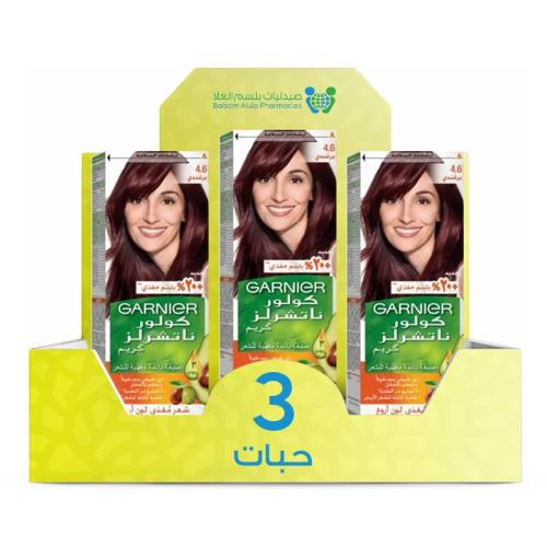 Garnier Hair Dye 4.6 Burgundy *3 Pack | Value Box