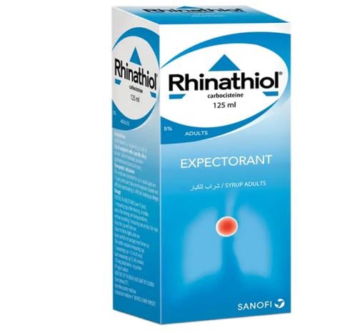 RHINATHIOL 5% ADULT 125 ML SYRUP