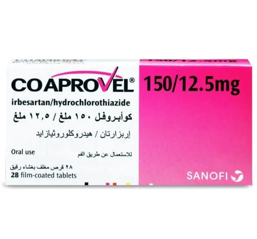 CO APROVEL 150/12.5MG 28TAB