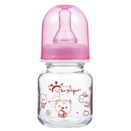 SUN DELIGHT GLASS FEEDING BOTTLE 60ML 31075