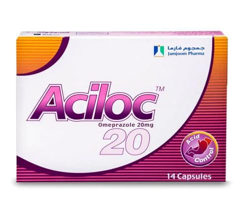 ACILOC 20MG 14 CAP
