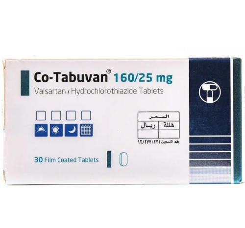 كو تابيوفان 160/25 مج حبوب 30 ق