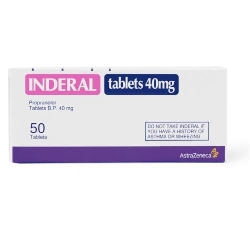 انديرال 40 مج حبوب 50 ق