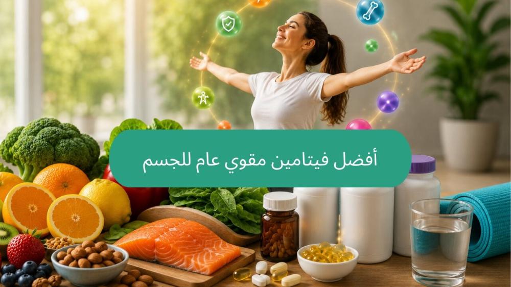 أفضل فيتامين مقوي عام للجسم: دليلك لاختيار المكمل المناسب واستعادة النشاط