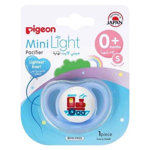 PIGEON PACIFIER MINI LIGHT +0 SMALL TRAIN