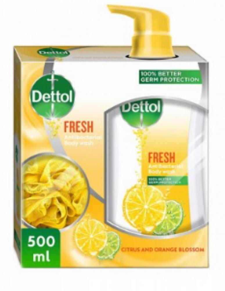 DETTOL SHOWER GEL FRESH 500 ML WITH LOOF
