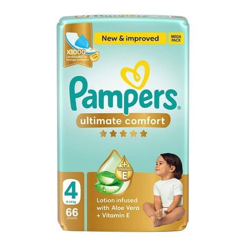 PAMPERS DIAPERSS PREMIUM CARE 4 66 PCS