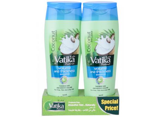 VATIKA HAIR SHAMPOO VOLUME AND THICKNESS 2 PCS 400 ML