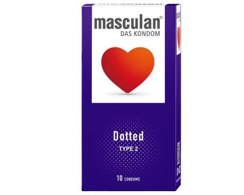 MASCULAN CONDOM DOTTED TYPE 2 10 PCS