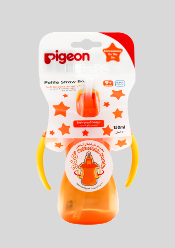 PIGEON CUP RETRACTABLE HANDLE ORANGE 150 ML 3925