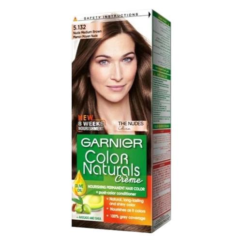 GARNIER HAIR DYE COLOR NUDE MEDIUM BROWN 5.132
