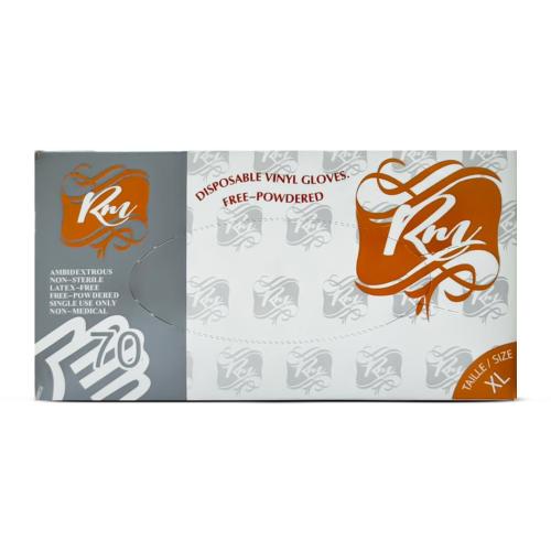 VINYLE GLOVES XL 70PCS