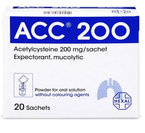 ACC 200MG ORAL SOL SACHETS