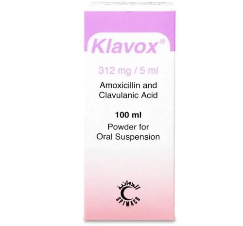 KLAVOX 312MG SUSP 100ML