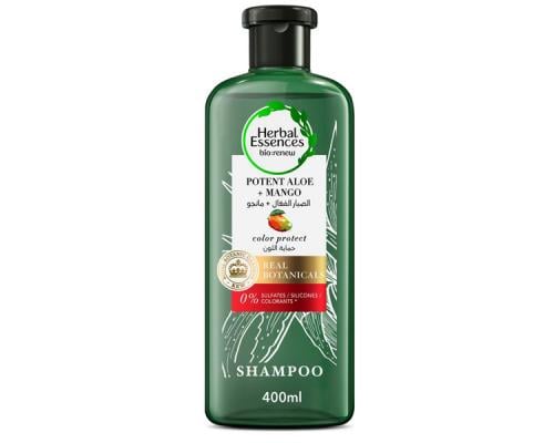 HERBAL ESSENCE HAIR SHAMPOO COLOR PROTECT MANGO ALOE VERA 400 ML