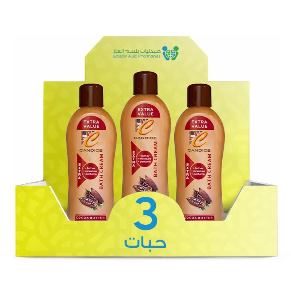 Candice Shower Gel with Cocoa Butter 1000ml *3 Pack | Value Box