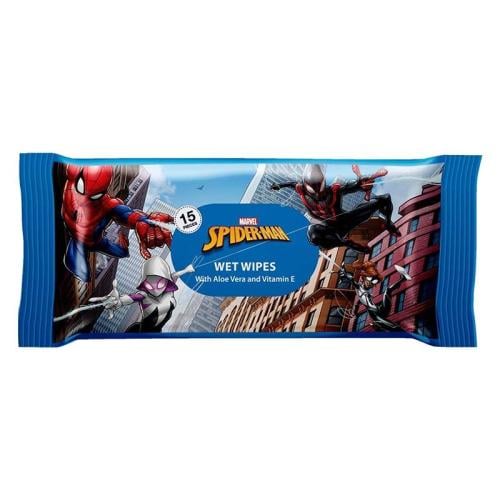 Fab Lab Spider-Man Wet Wipes 15 Pack