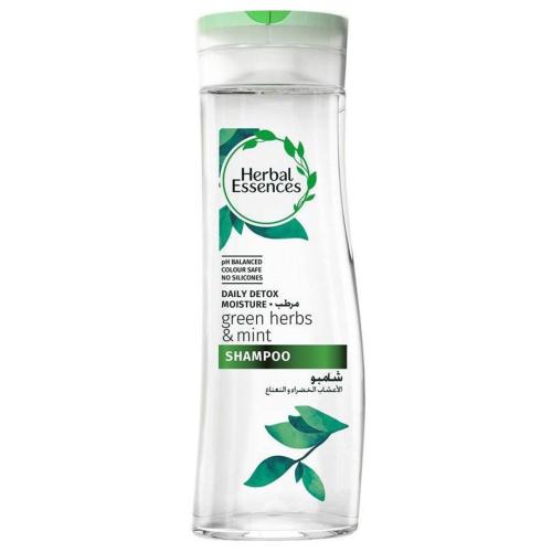 HERBAL ESSENCES HAIR SHAMPOO MOISTURE GREEN HERBS MINT 400 ML