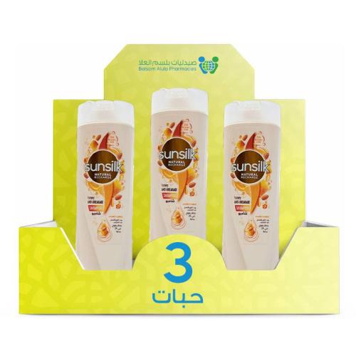 Sunsilk Anti-Breakage Shampoo with Honey 400ml *3 Pack | Value Box