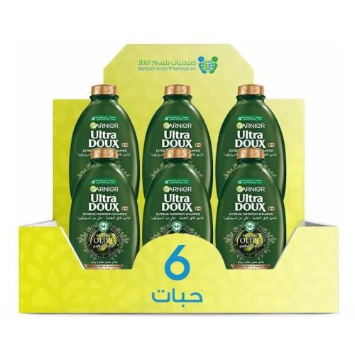 Ultra Doux Olive Oil Shampoo 400ml *6 Pack | Value Box