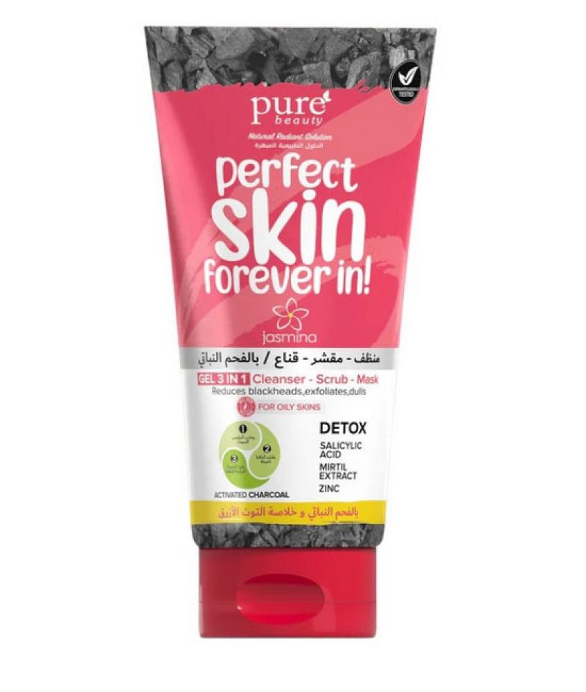 JASMINA GEL 3*1 CHARCOAL 150 ML