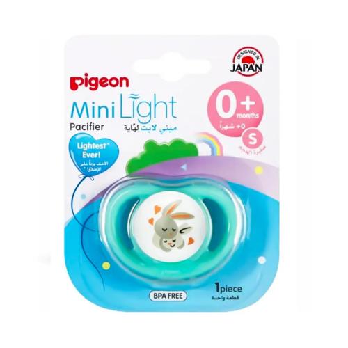 PIGEON PACIFIER MINI LIGHT +0 SMALL RABBIT