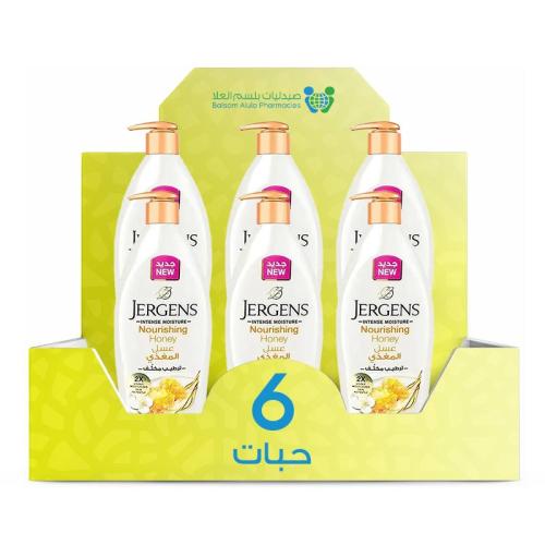 Jergens Nourishing Honey Body Lotion 200ml *6 Bottles | Value Box