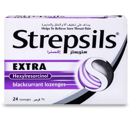 STREPSILS EXTRA LOZ 24P