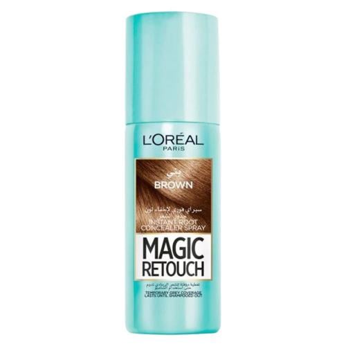 LOREAL HAIR DYE COLOR SPRAY MAGIC RETOUCH INSTANT ROOT CONCEALER BROWN 75 ML
