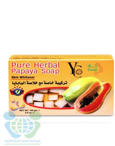 PAPAYA SOAP BAR 4*1 135 GM FRUITY