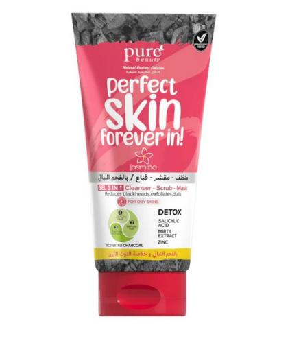 JASMINA GEL 3*1 CHARCOAL 150 ML
