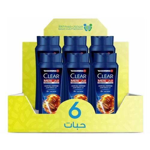 Clear Men Anti-Hair Loss Shampoo 350ml * 6 Bottles | Value Box
