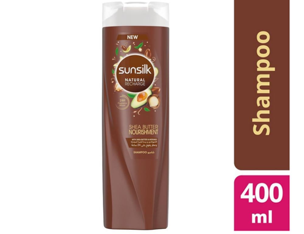 SUNSILK HAIR SHAMPOO SHEA BUTTER 400 ML
