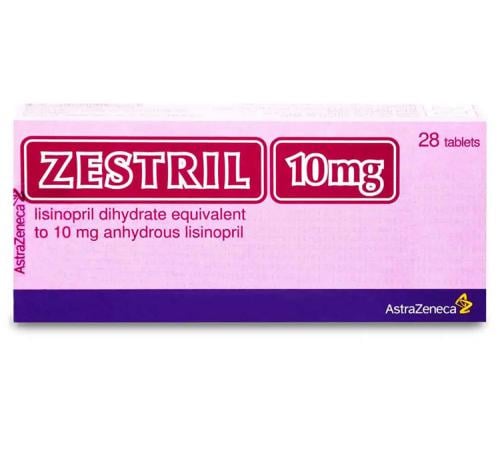 ZESTRIL 10MG 28TAB