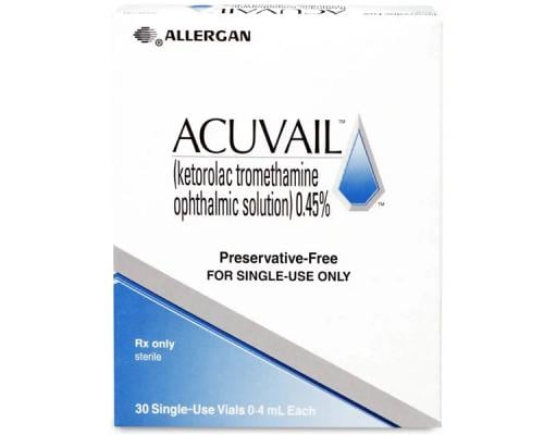 ACUVAIL EYE DROPS 30 SINGLE DOSE