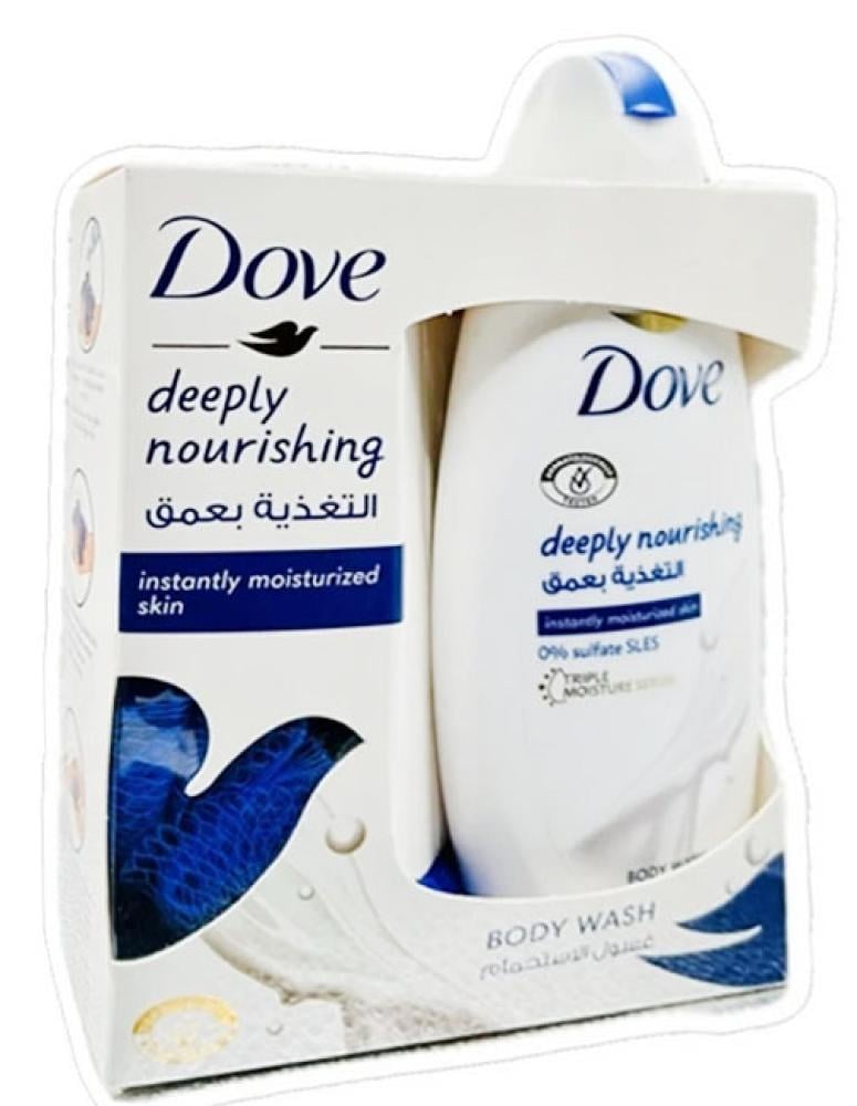 دوف شاور جل التغذية بعمق+ليفه 250مل