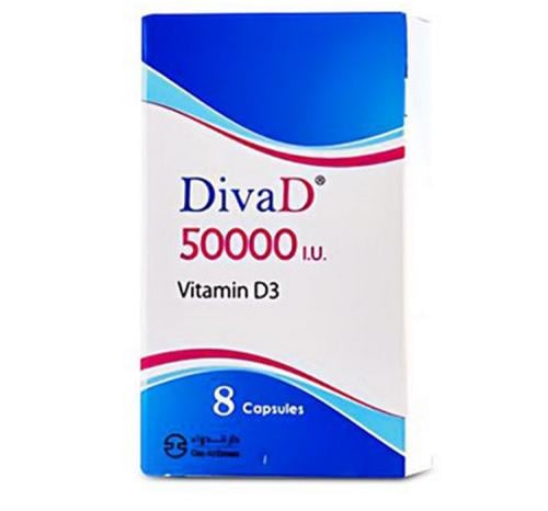 ديفا د 50000 وحدة حبوب