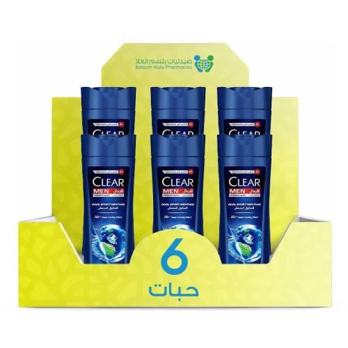 Clear Men Refreshing Menthol Shampoo 190ml *6 Bottles | Value Box