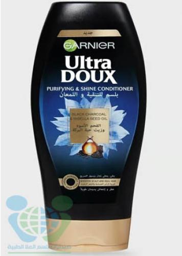 ULTRA DOUX HAIR CONDITIONER PURIFING AND SHINE CHARCOAL AND NIGELLA 400 ML