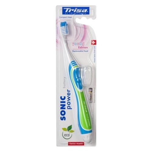 TRISA TOOTHBRUSH YOUNG EDITION SONIC SCHALL WITH BATTERY