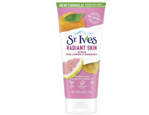ST IVES RADIANT SKIN SKIN SCRUB LEMON AND MANDARIN 170 GM