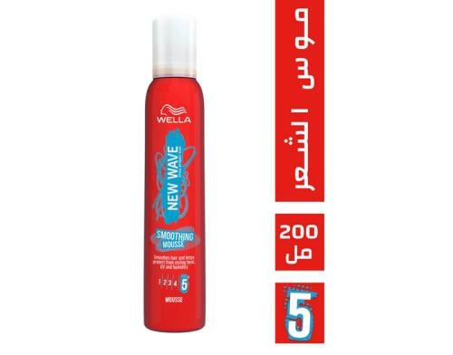 NEW WAVE HAIR MOUSE HEAT PROTECT SMOOTHING 5 200 ML