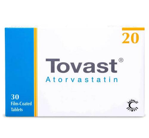 TOVAST 20MG 30 TAB