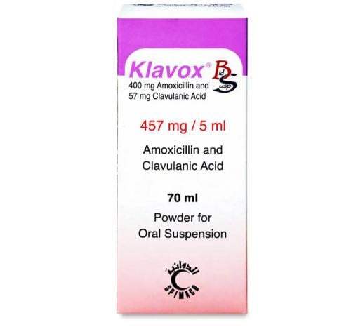KLAVOX 457MG SYRUP