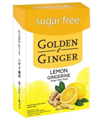 GOLDEN GINGER DROPS LEMON GINGERINE 45GM