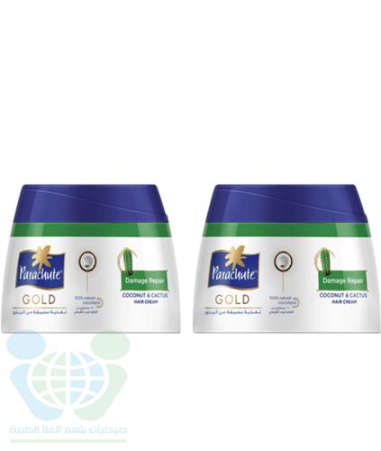 PARACHUTE GOLD HAIR CREAM DAMAGE REPAIR 2*140GM OFFER