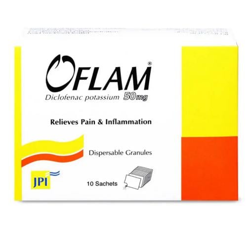 OFLAM 50 MG 10 SACHET