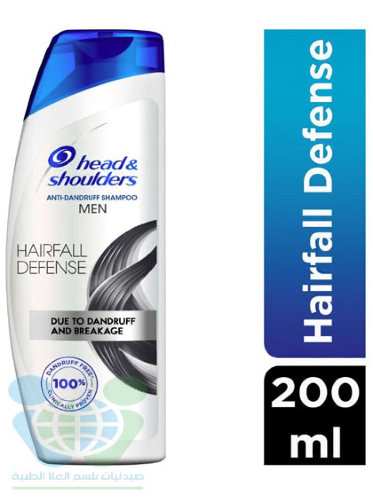HEAD & SHOULDERS HAIR SHAMPOO HAIRFALL DEFENSE 200 ML