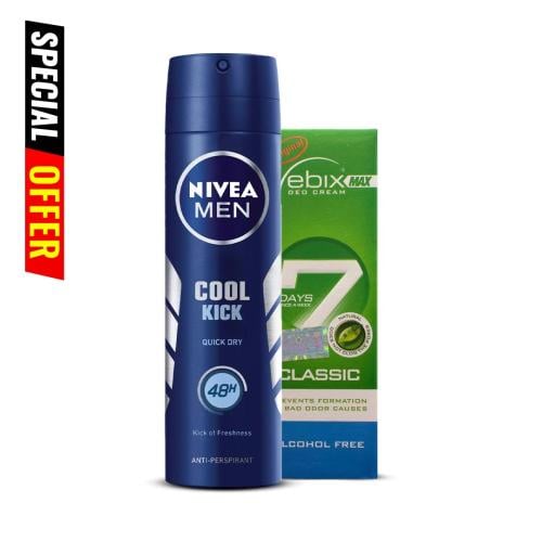 S.O NIVEA DEODORANT SPRAY + VEBIX CLASSIC
